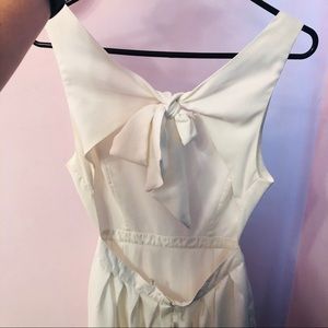NWT Backless White Dress